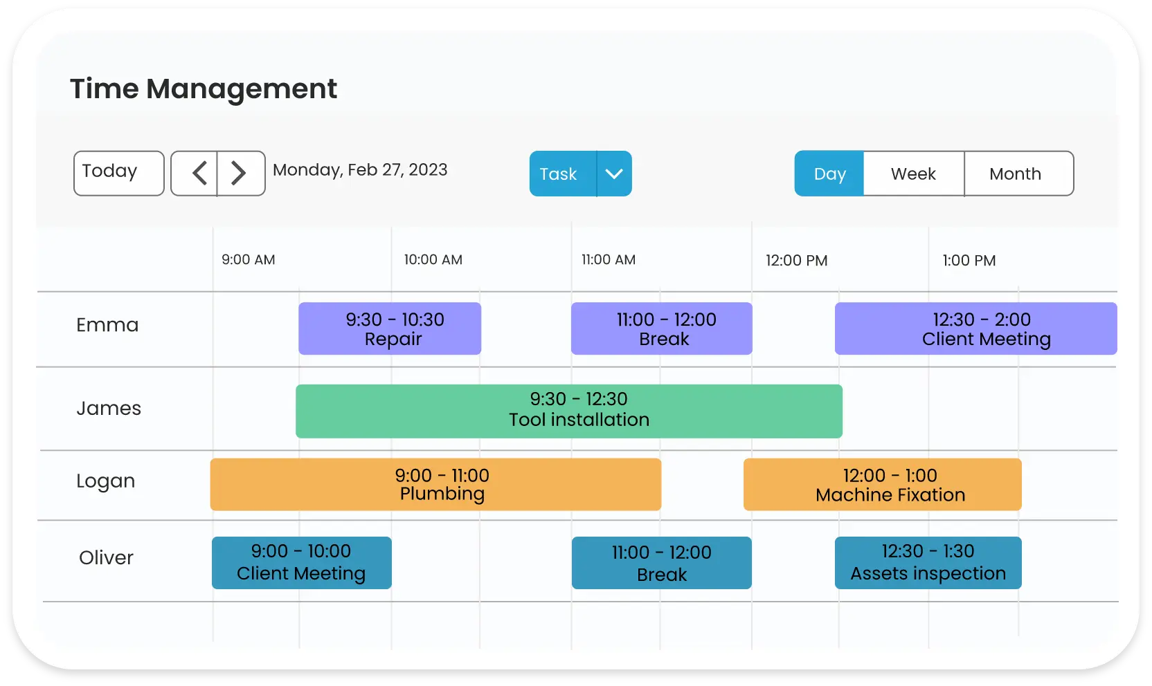 Breaks and Time-Off Management