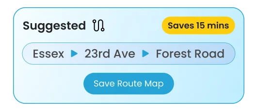 Caregiver route details