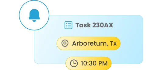 Real-time and for upcoming schedules
