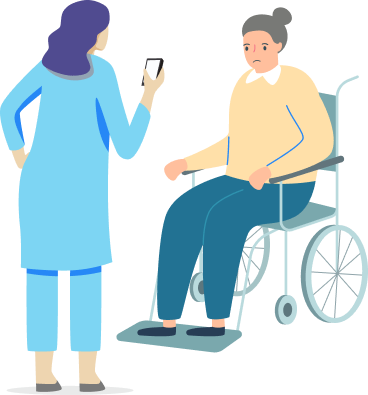 EVV app verifying home care visits with GPS/time stamps